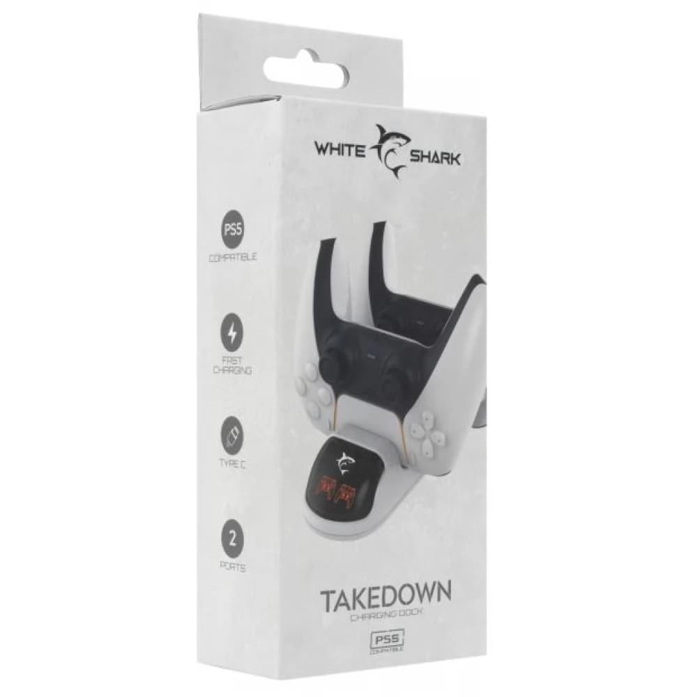 White Shark PS5 Charging Dock TAKEDOWN